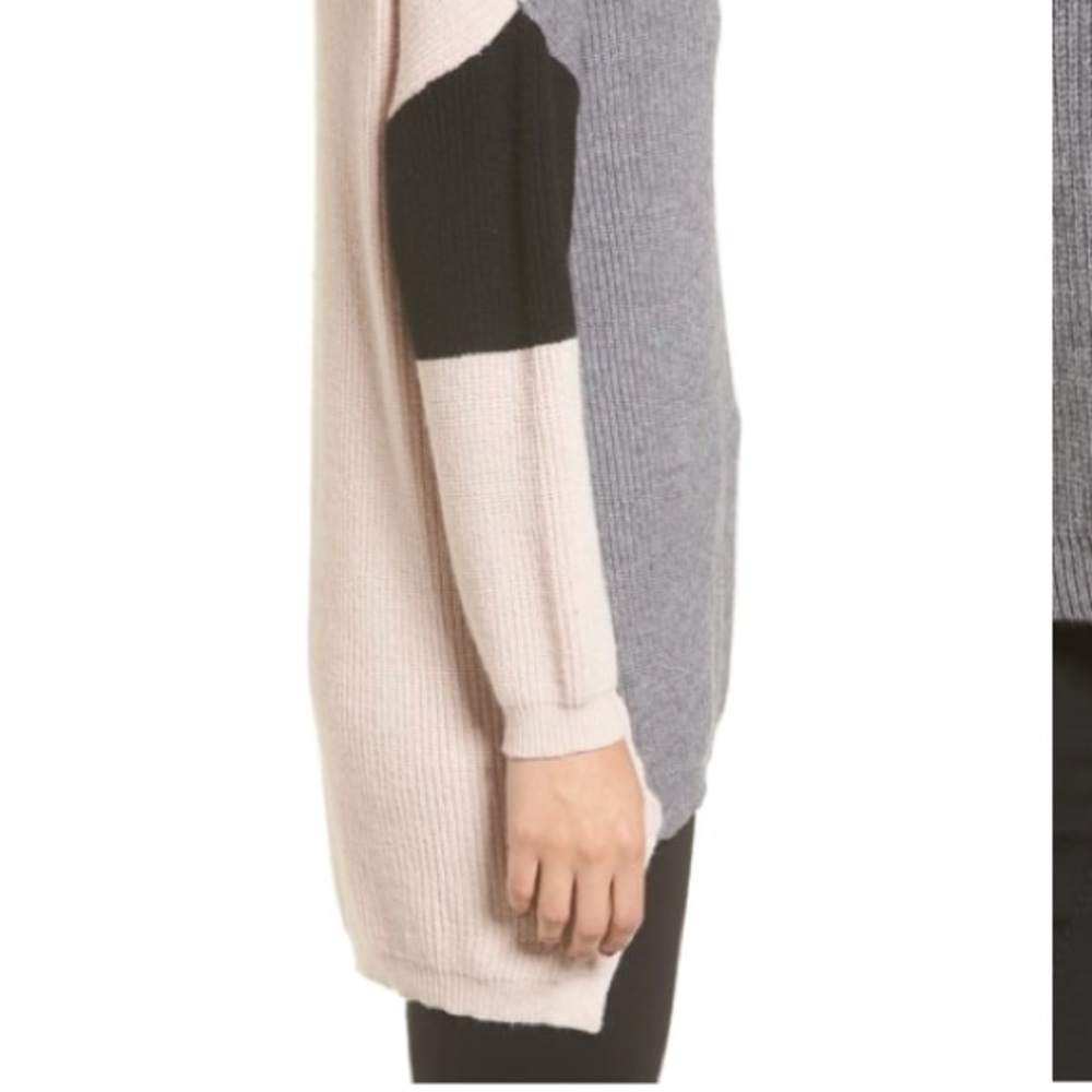 [debut] Colorblock Tunic Sweater - Picture 4 of 7